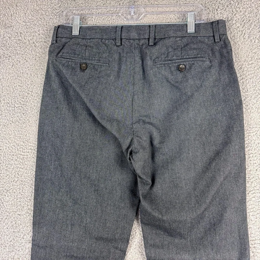 Banana Republic Kentfield Pants Mens 33 Gray‎ Chino Casual Flat Front 33x32